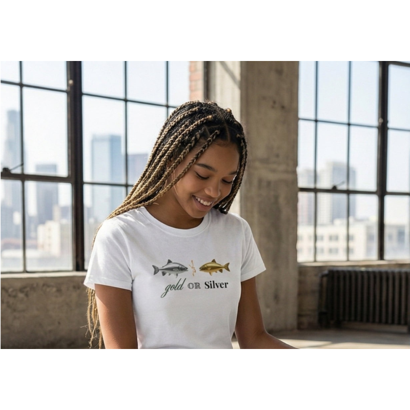 Camiseta gold or silver